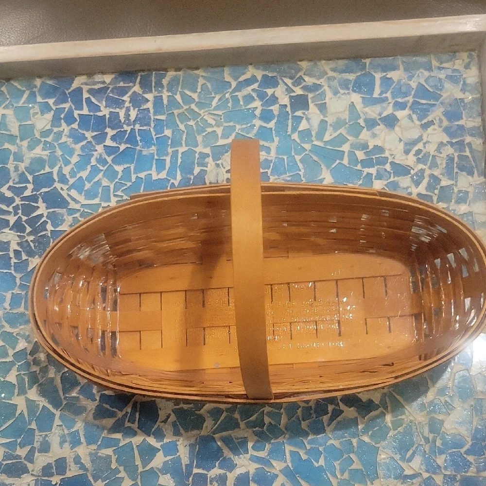 Longaberger Vintage 2001 Peon Basket Part Of The May Series #12